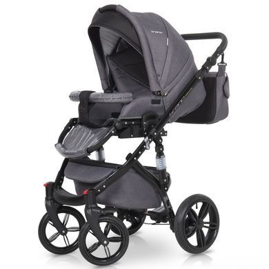 Коляска универсальная Riko Brano Natural 2 в 1 carbon R-BrN 07 фото