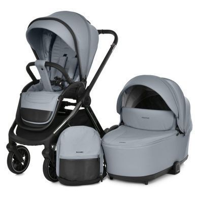 Детская коляска 2 в 1 El Camino ME 1124 PRESTIGE 2026 Frost Gray ME 1124-3 Frost Gray фото