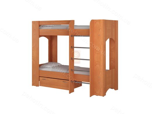 Двох'ярусне ліжко з ящиком DUET 2 Вiльха Duet207 фото