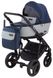 Детская коляска 2 в 1 Richmond (Ричмонд) Mirello кожа 100% М27/32 т.синий - серый 623868R фото
