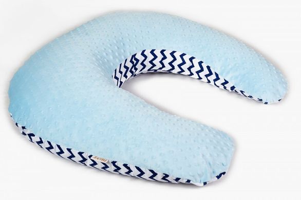 Подушка для вагітних Twins Minky blue 6300 фото