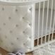 Премиум кроватка 9 в 1 ANU круглая для новорожденного White AN1 фото 11
