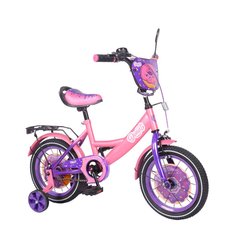 Велосипед TILLY Donut 14" T-214214/1 pink+purple /1/ 88190 фото
