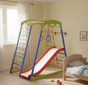 Ранний старт Ранее развитие спортивный комплекс для дома SportWood Plus 1 SportBaby &laquo;SportWood Plus 1&raquo; фото