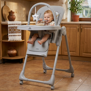 Стульчик для кормления CARRELLO Lotus CRL-12101 Alba Grey 12101-1 фото