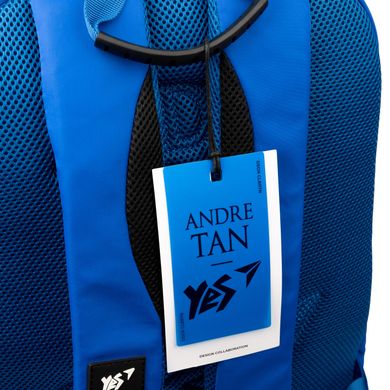 Рюкзак школьный полукаркасный YES T-130 YES by Andre Tan Double plus blue 559048 фото