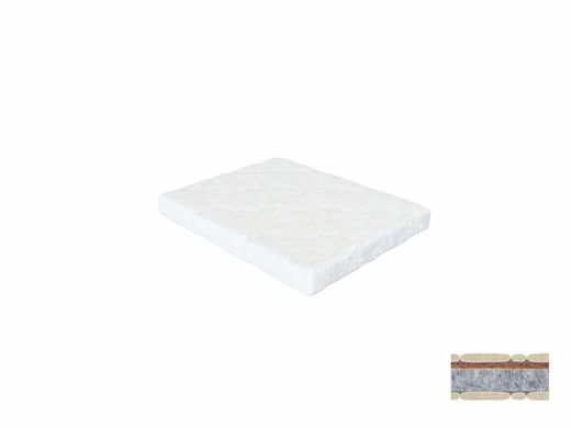 Матрас в кроватку, размер 60х72/120см, кокос - ППУ 601626 фото