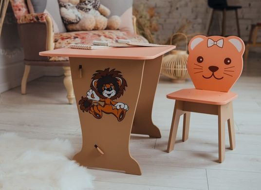 Супер детский стіл рожевий! Стіл-парта класична та стільчик.Подарунок!Підійде для навчання, малювання, гри
