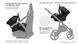 Автокресло-люлька Bair Kite ECO 0-13кг с ручкой для переноски Gray 680857 фото 3