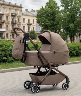 Легкий візочок 2 в 1 Carrello Magia CRL-6555 2025 Cocoa Beige Mg3 фото