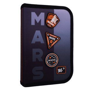 Пенал твердый одинарный с двумя клапанами Yes Mars HP-04 533632      фото