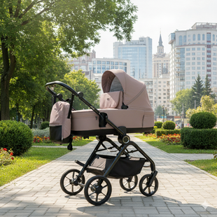 Дитяча коляска 2 в 1 El Camino Chloe ME 1191-1 Nougat Beige ME 1191-1 Nougat Beige фото