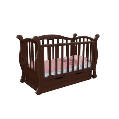 Детская кроватка - диван Angelo Lux - 6 темный орех 618548029 фото