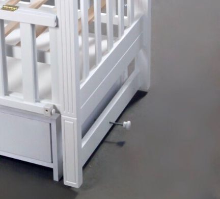 Дитяче ліжко Bamboccio (Бамбуча) Люкс біла WP-5 фото