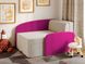 Крісло-ліжко компактне розкладне з ящиком decOKids SMILE 170х80 (200х80) 04 Pink SMVD4 фото