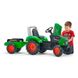 Дитячий трактор на педалях з причепом Falk 2021AB ( зелений) 2021AB фото 2