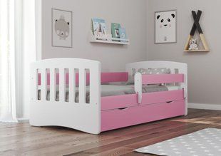 Кровать 180 х 80 Kocot Kids Classic 1 розовая с ящиком Польша NEW  2030800-1 фото
