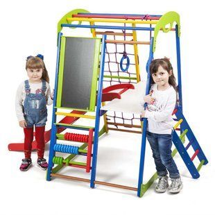 Ранний старт Ранее развитие спортивный комплекс для дома SportWood Plus 3 SportBaby &laquo;SportWood Plus 3&raquo; фото