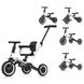 Дитячий 3-х колісний велосипед Colibro TREMIX 6 в 1 з батьківською ручкою White 17775 фото 1