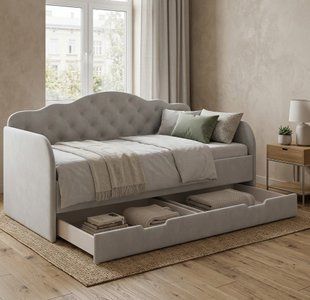 Кровать диван Melisa 190х90 для детей и взрослых Gray VDM1 фото