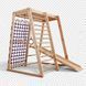 Детский спортивный уголок Sport Wood 150 см, дерево (бук/сосна) с горкой Кроха-3 "Кроха-3" Wood фото 3