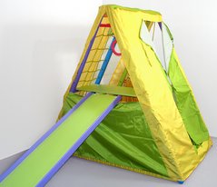 Игровой складной спортивный уголок decOKids Кроша цветной с палаткой