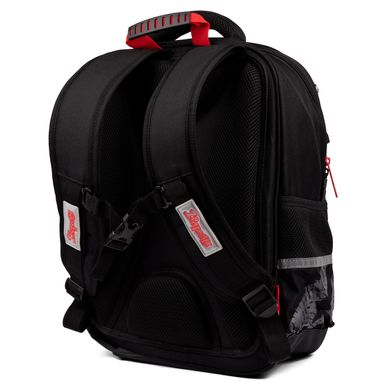 Рюкзак школьный полукаркасный 1Вересня S-105 Monster Track черный 555098 фото