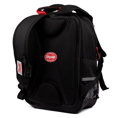 Рюкзак школьный полукаркасный 1Вересня S-105 Monster Track черный 555098 фото