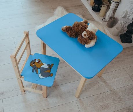 Дитячий стіл і стілець дитині 3-7років для малювання занять, їжі з шухлядою Colors 2