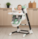 Стульчик укачивающий центр 3 в 1 CARRELLO Cascata CRL-10303/1 2025 Tropical Green 93115 фото 1