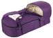 Люлька-переноска Babyroom BLA-056 с твердым дном аппликация фиолетовый (мордочка мишки штопаная) 622668 фото
