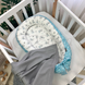 Кокон для новорожденного M.Sonya Baby Design Baby серо-голубой 2887 фото