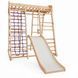 Детский спортивный уголок Sport Wood 150 см, дерево (бук/сосна) с горкой Акварелька Wood &laquo;Акварелька&raquo; Wood фото 3