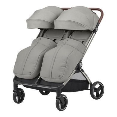 Прогулочная коляска для двойни Carrello Link CRL-6533 Cliff Grey 65331 фото