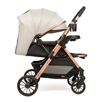 Прогулянковий дитячий візок Ninos Maxi 2025 з перекидною ручкою всесезонний Light Grey Gold