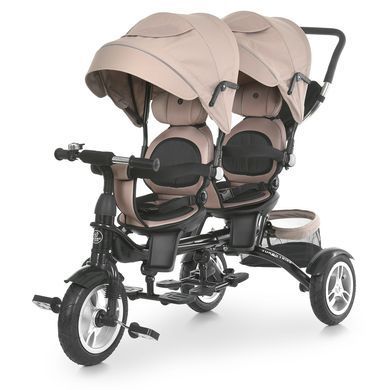 Детский трехколесный велосипед колясочного типа для двойни TURBOTRIKE MT 1004DUOS 2 MT 1004DUOS-3 фото