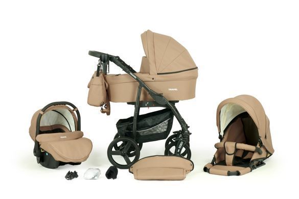 Дитяча коляска 3в1 Verdi Travel 2024 beige 20585 фото