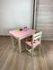 Дитячий стіл і стілець дитині 3-7років для малювання занять, їжі з шухлядою Colors 3