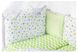 Детская постель Babyroom Bortiki lux-08 stars салатовый - белый 622613 фото 4