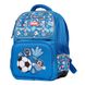 Рюкзак шкільний напівкаркасний 1Вересня S-105 Football синій 558307 фото 3