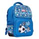Рюкзак школьный полукаркасный 1Вересня S-105 Football синий 558307 фото 1