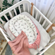Кокон для новорожденного M.Sonya Baby Design серо-пудровый 2888 фото
