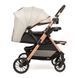 Прогулянковий дитячий візок Ninos Maxi 2025 з перекидною ручкою всесезонний Light Grey Gold