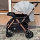 Прогулянковий дитячий візок Ninos Maxi 2025 з перекидною ручкою всесезонний Light Grey Gold