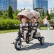 Детский трехколесный велосипед колясочного типа для двойни TURBOTRIKE MT 1004DUOS 2 MT 1004DUOS-3 фото