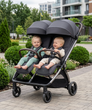 Прогулочная коляска для двойни Carrello Link CRL-6533 Cliff Grey