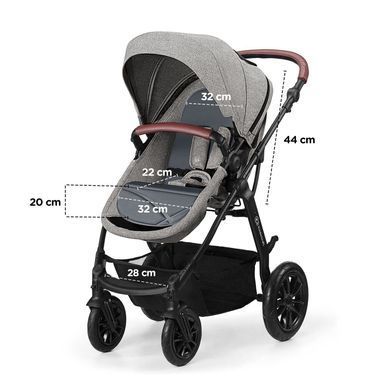 Универсальная коляска 3 в 1 Kinderkraft Xmoov Denim (KKWXMOVDEN3000) 202691 фото