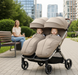 Прогулочная коляска для двойни Carrello Link CRL-6533 Island Beige 65332 фото