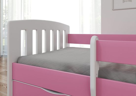 Детская кровать 160 х 80 Kocot Kids Classic 1 розовая с ящиком Польша 2011816 фото