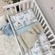 Детский Комплект в кроватку Маленька Соня (MSonya) 3-эл M.Sonya Baby Mix Паровозики 3627 фото